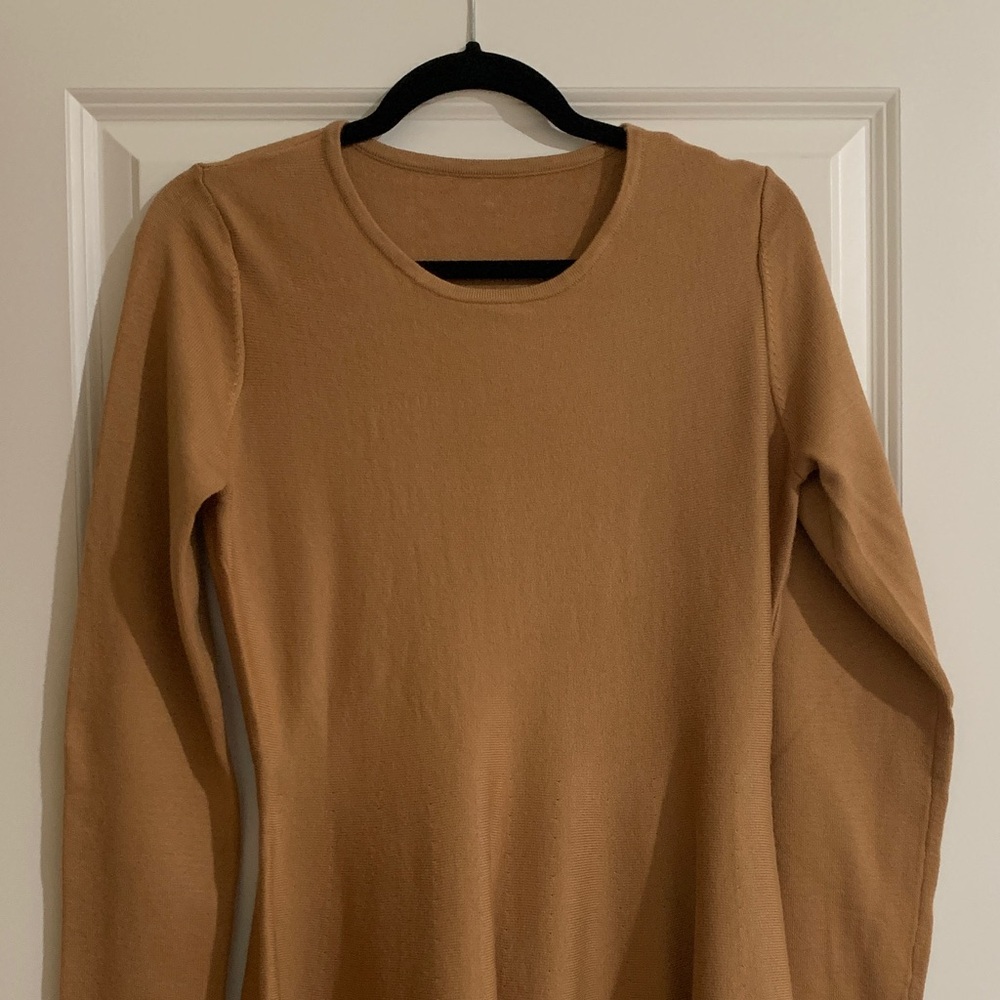 Commense Tan Long Sleeve Dress - Picture 2 of 4